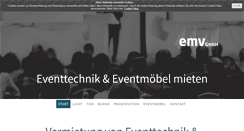 Desktop Screenshot of eventtechnik-mieten.com